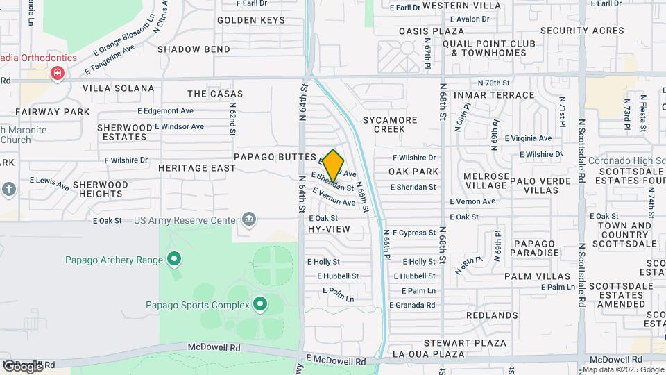 6449 E Sheridan St Map and Location Details