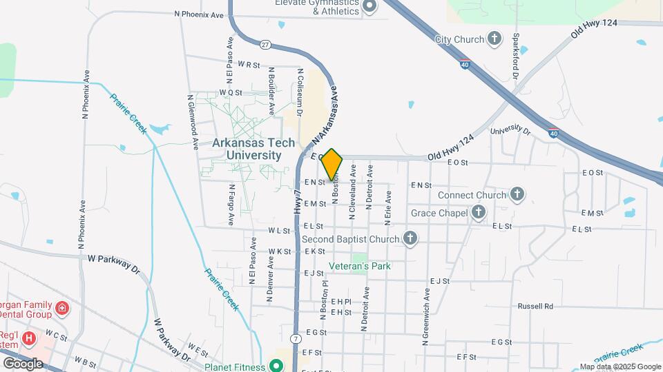 1315-1317 N Boston Pl Mapa y Detalles de la Ubicación