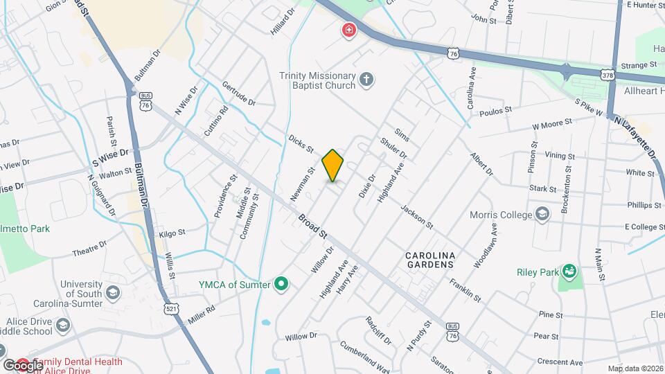 634 Miller Rd Map and Location Details