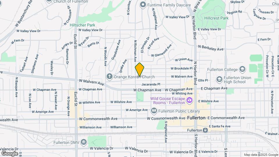 438 W Malvern Ave Mapa y Detalles de la Ubicación