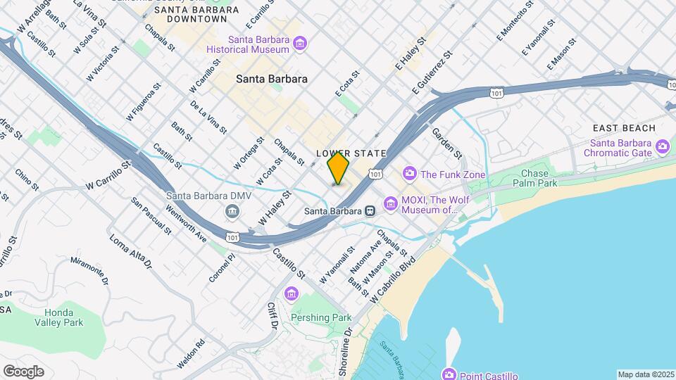350 Chapala St Map and Location Details
