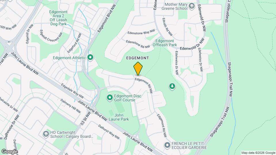 836 Edgemont Rd NW Map and Location Details