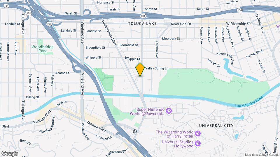 4143 Cahuenga Blvd Mapa y Detalles de la Ubicación