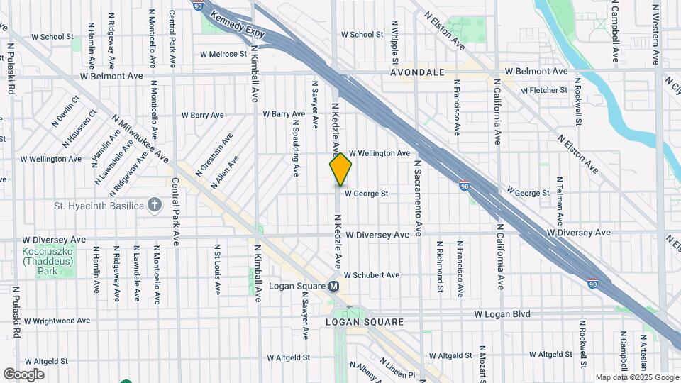 2901 N Kedzie Ave, Unit A04K Map and Location Details