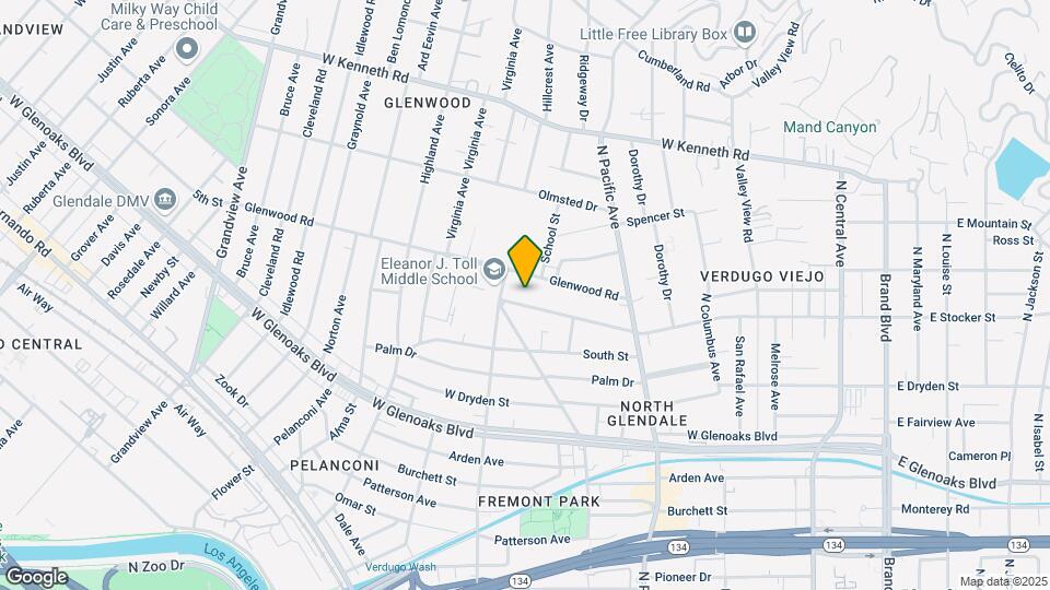 617 W Stocker St Map and Location Details