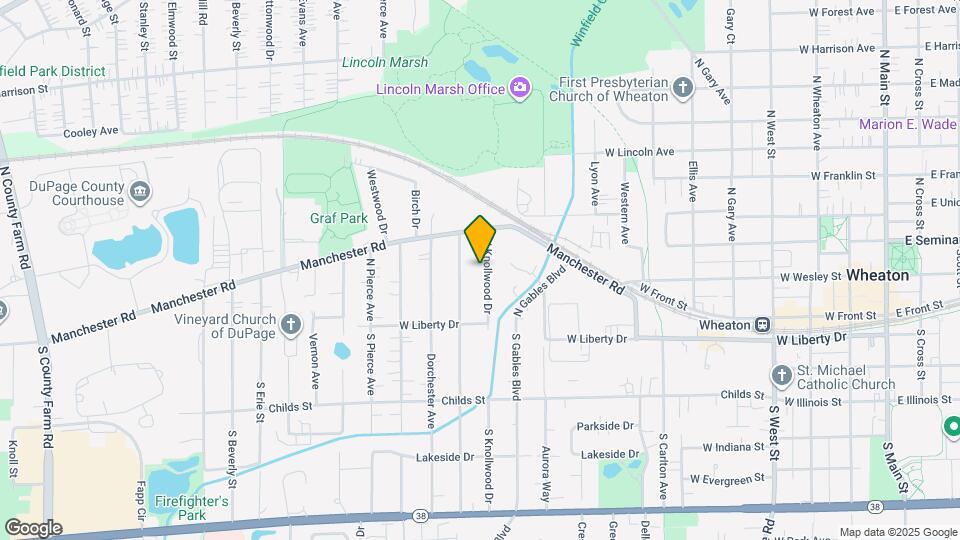 212 N Knollwood Dr Map and Location Details