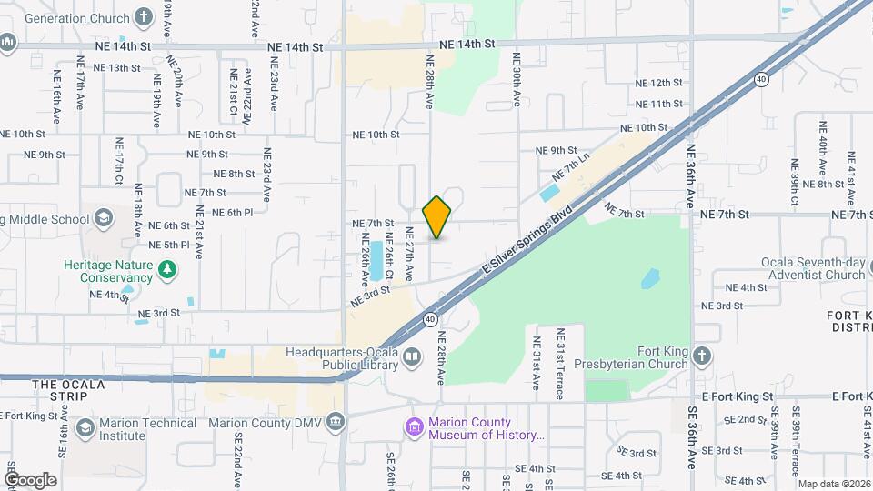 531 NE 28th Ave Map and Location Details