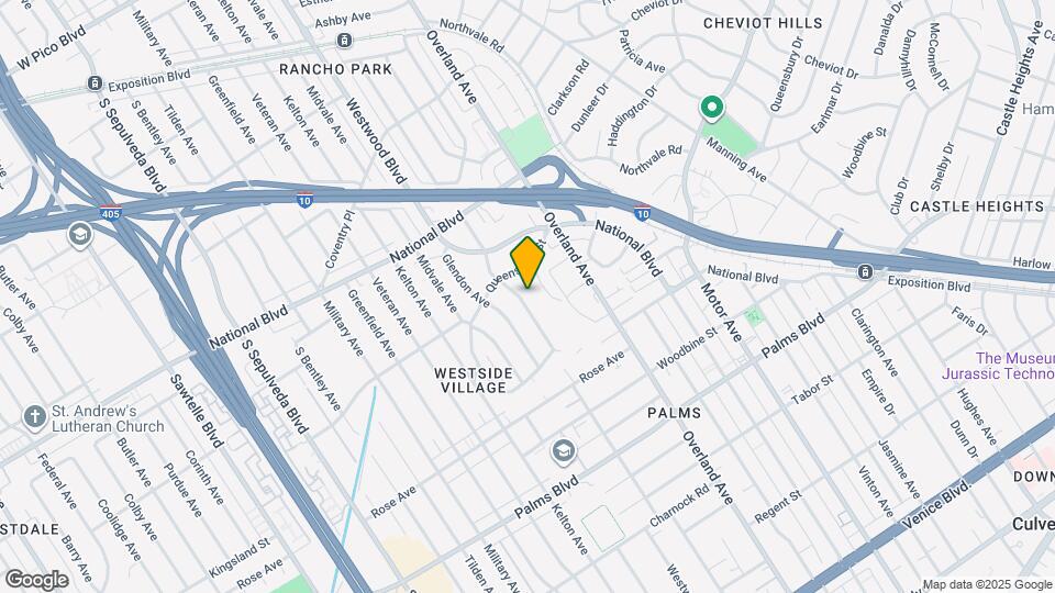 3236 Malcolm Ave Map and Location Details