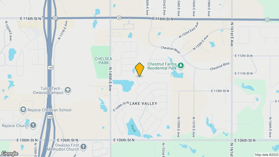 11059 N 148th E Ave Map and Location Details