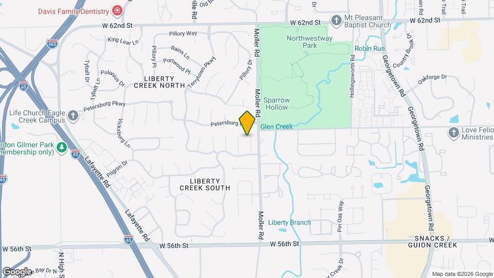 5846 Democracy Dr Map and Location Details