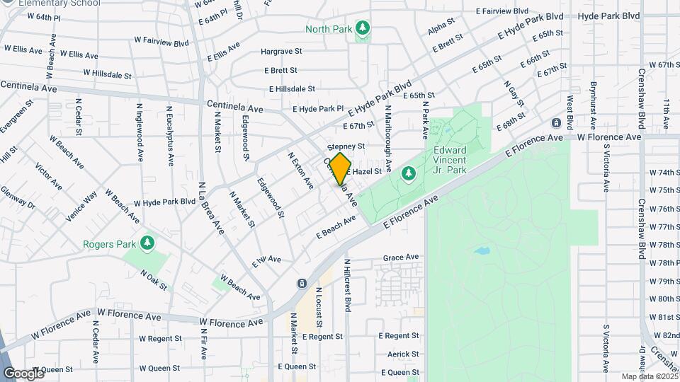 417 Centinela Ave-Unit -FL5-ID666 Map and Location Details