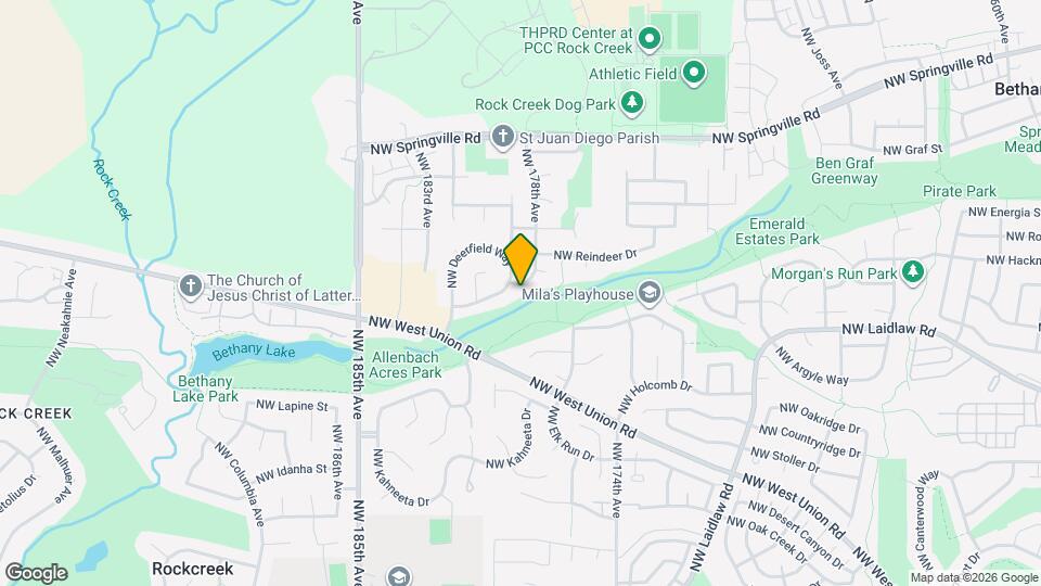 17892 NW Deerfield Dr Map and Location Details