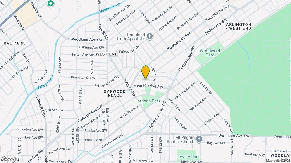 1624 Pearson Ave SW Map and Location Details