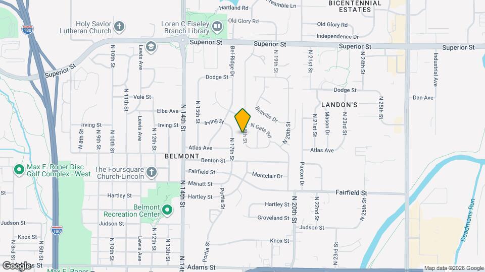 3953 N 18th St Map and Location Details