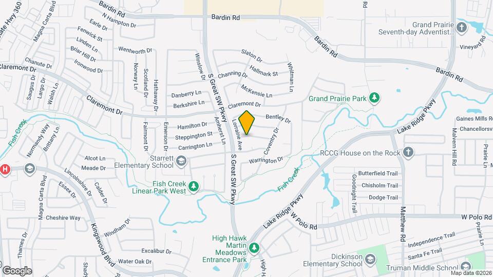 2513 Livingston Ln Mapa y Detalles de la Ubicación