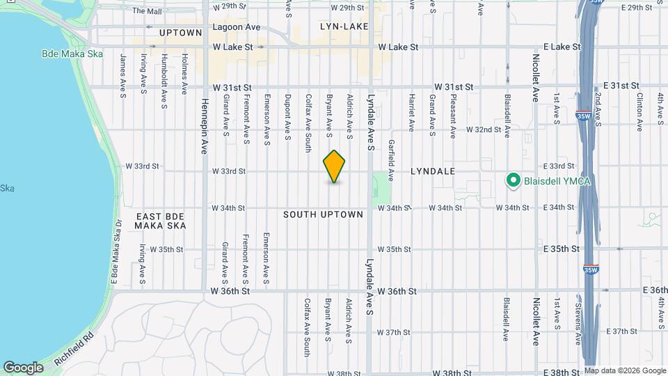 3321 Bryant Ave S Mapa y Detalles de la Ubicación