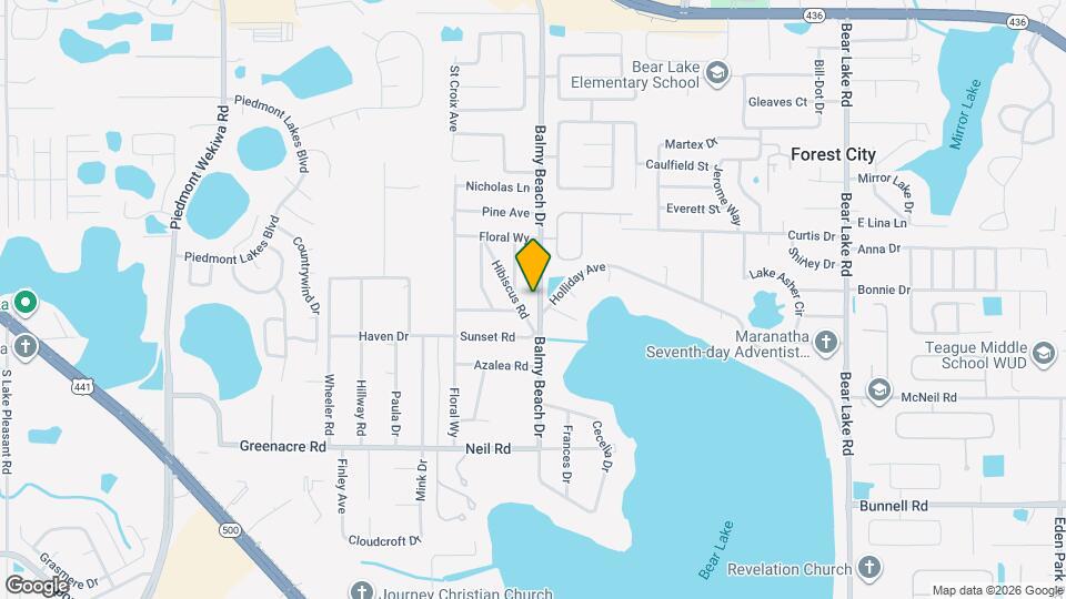 1272 Balmy Beach Dr Mapa y Detalles de la Ubicación