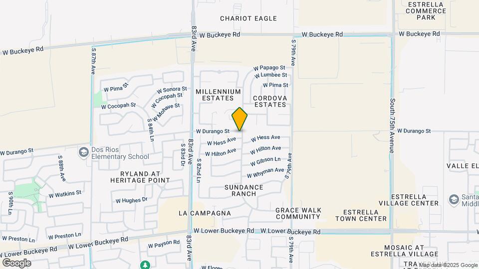 8102 W Hess Ave Map and Location Details