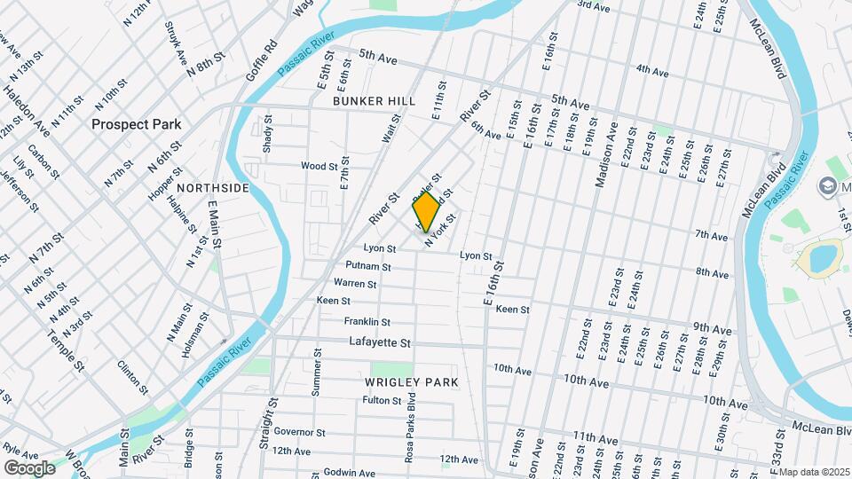 48 N York St Map and Location Details