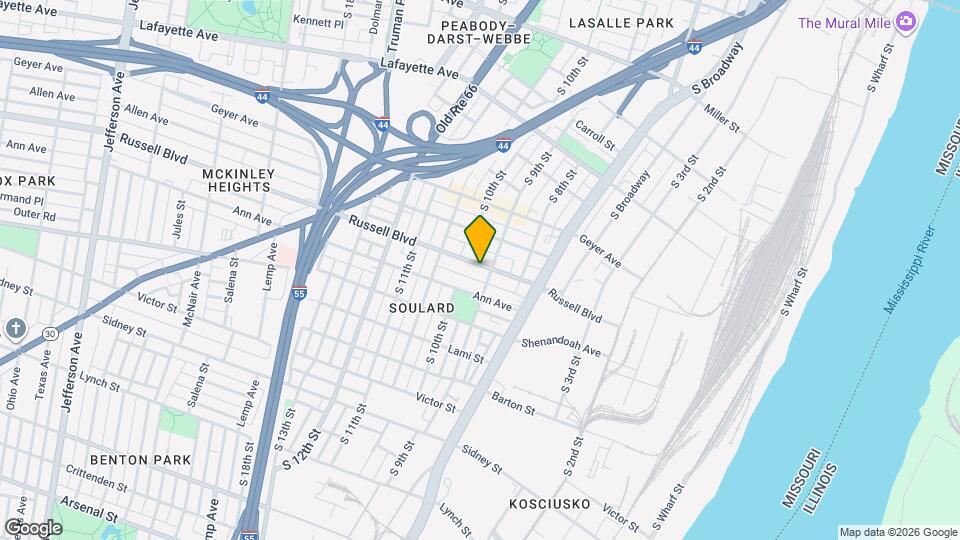 906 Russell Blvd Map and Location Details