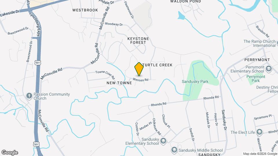 204 Wessex Rd Map and Location Details