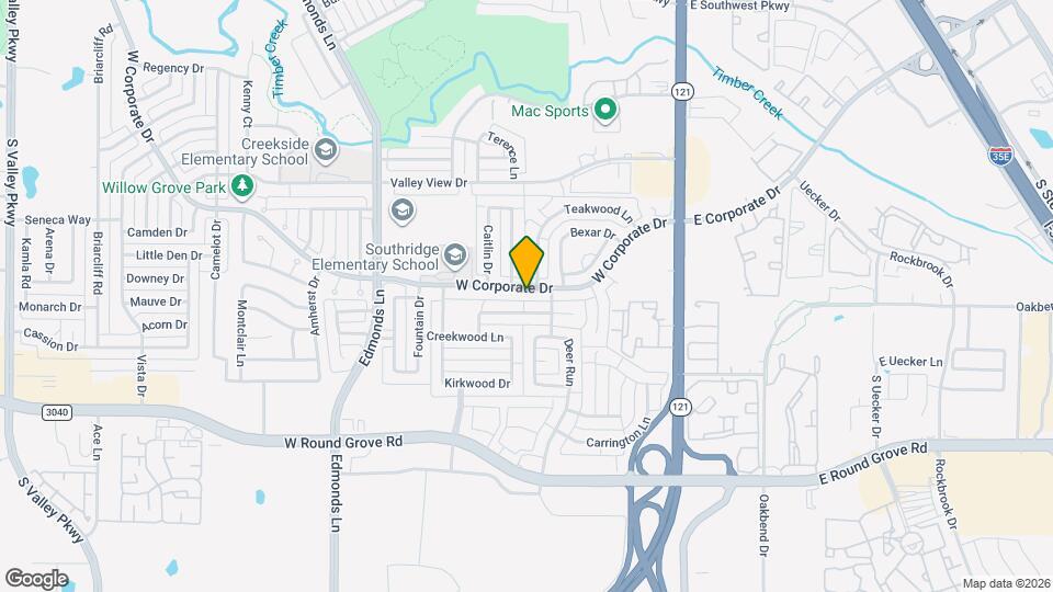 332 W Corporate Dr Map and Location Details