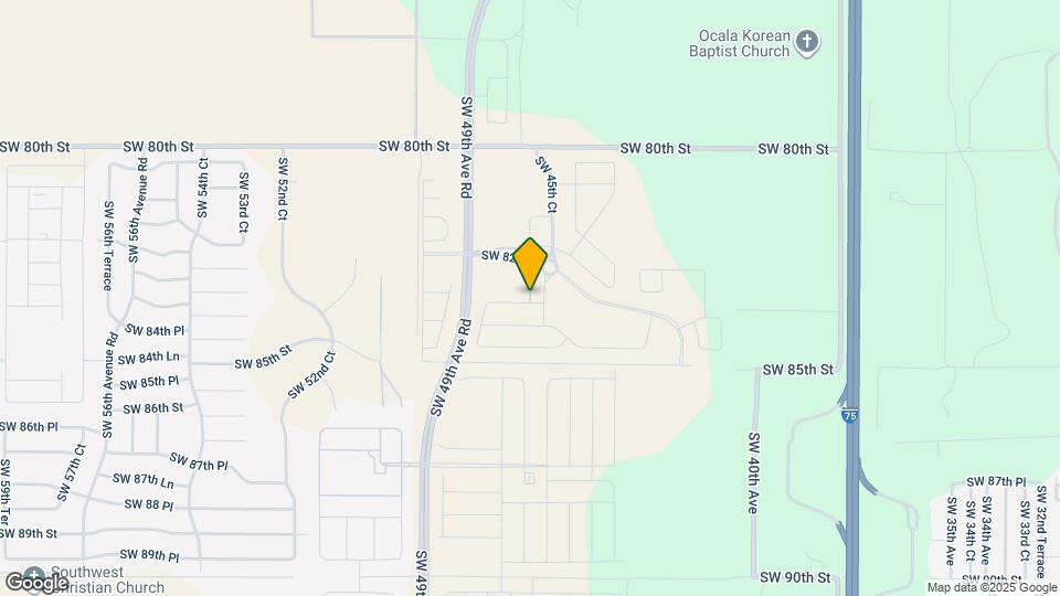 8561 SW 46th Ave Map and Location Details