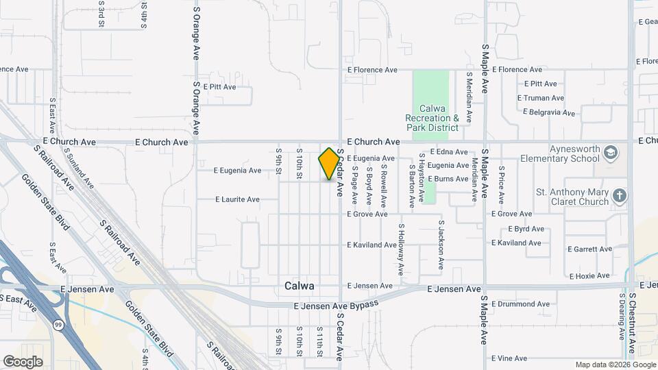 4126 E Burns Ave Map and Location Details