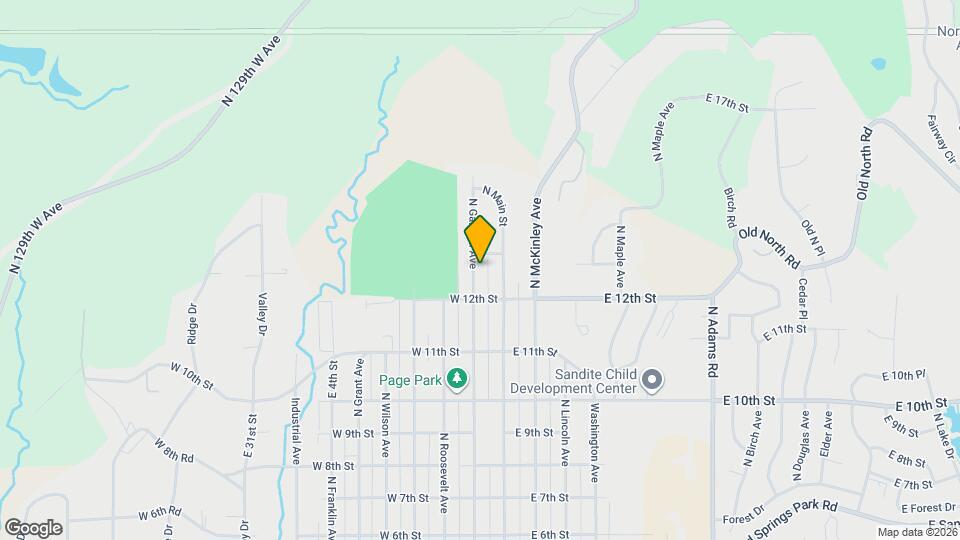1213 N Garfield Ave Mapa y Detalles de la Ubicación