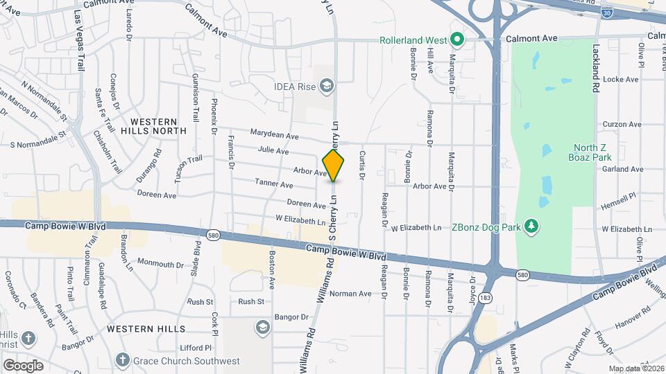 3234 S Cherry Ln Map and Location Details