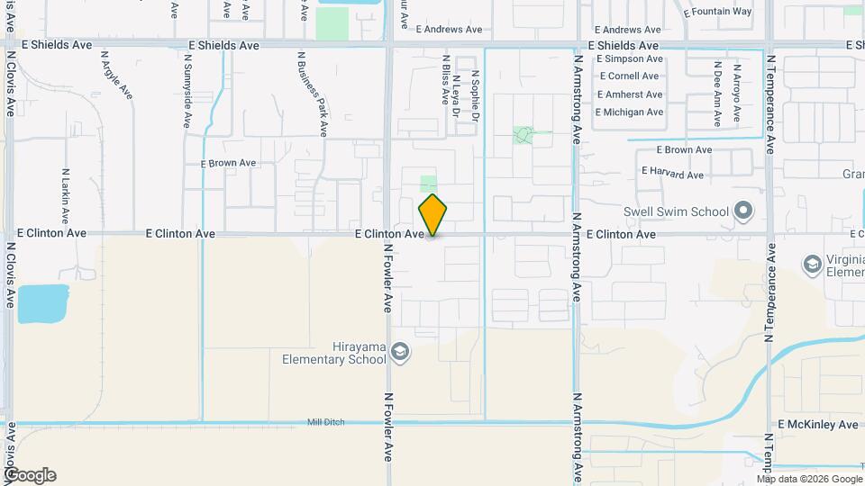 6137 E Clinton Ave Map and Location Details