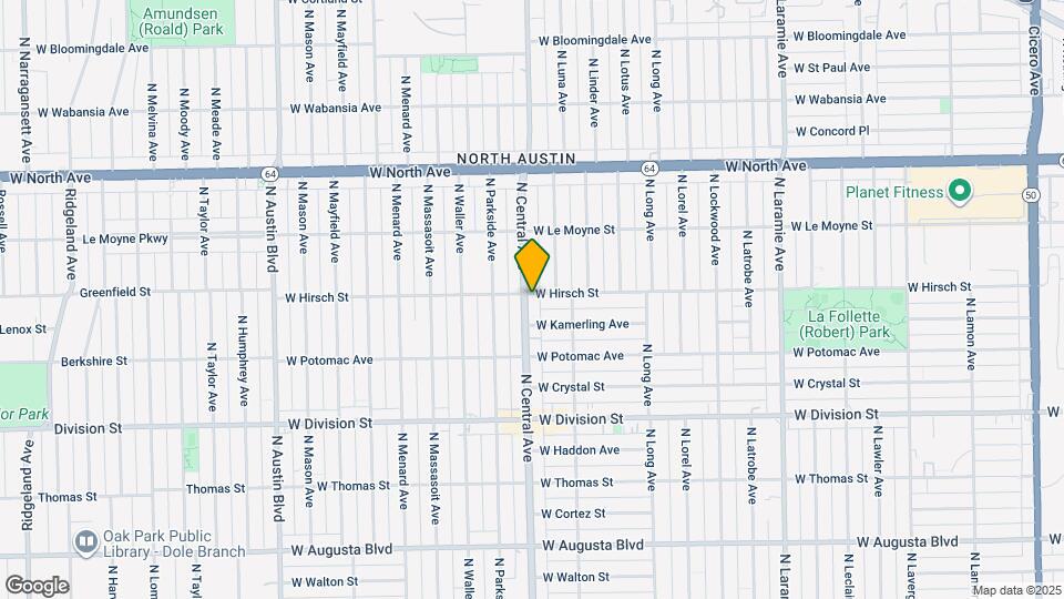 1359 N Central Ave Map and Location Details