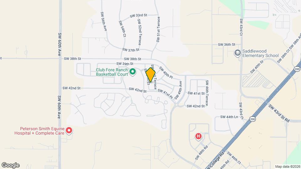 4095 SW 51st Ct Map and Location Details