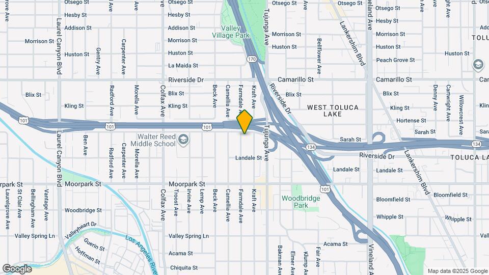 4548 Farmdale Ave Map and Location Details