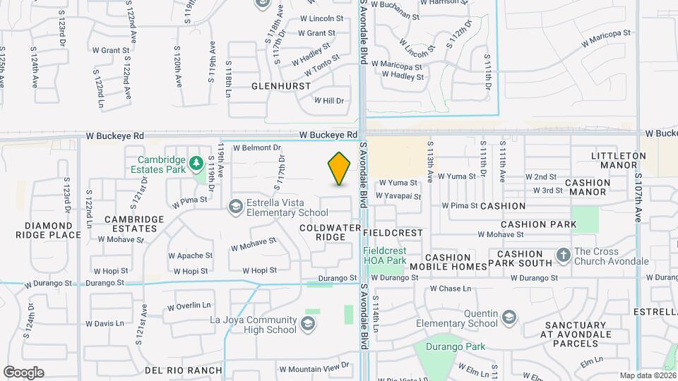 11570 W Yuma St Map and Location Details