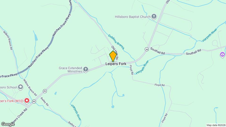 2834 Leipers Fork Trail Map and Location Details