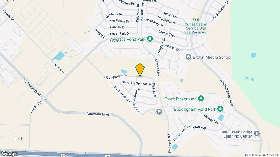 3011 Clear Springs Dr Map and Location Details