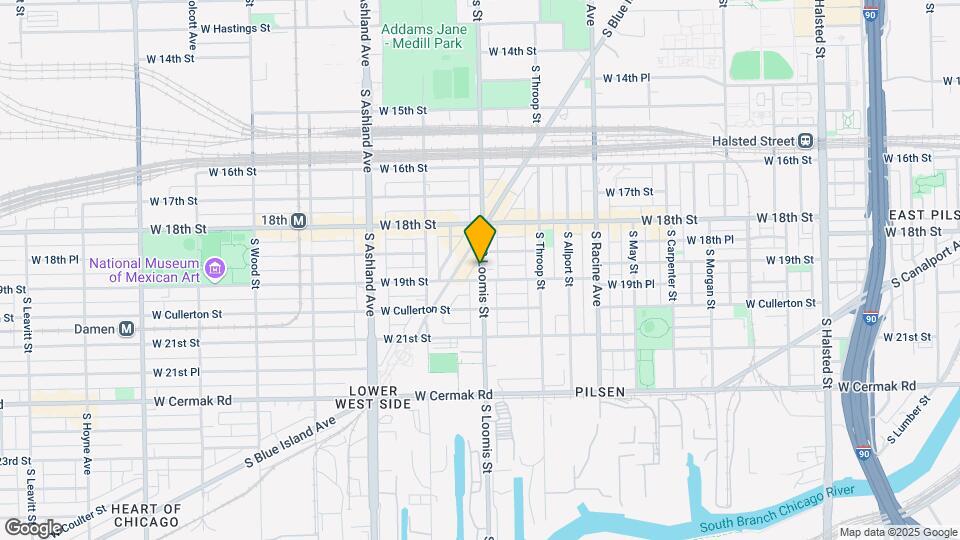 1846 S Loomis St Map and Location Details