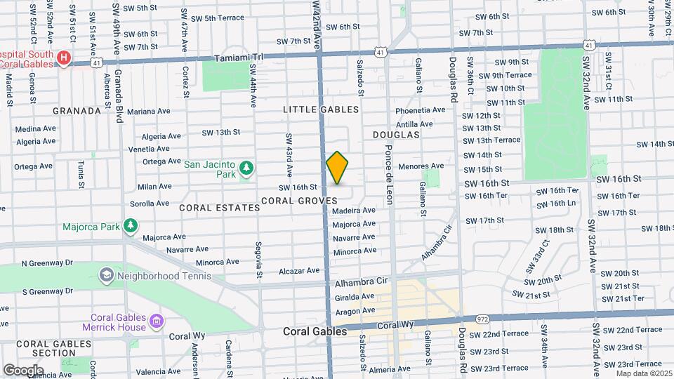 340 Mendoza Ave Map and Location Details