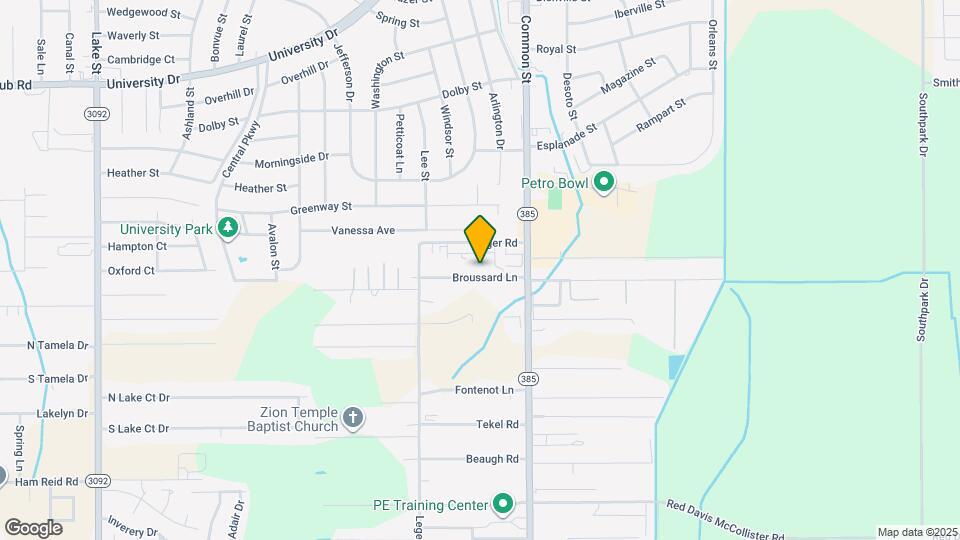 423 Broussard Ln Map and Location Details