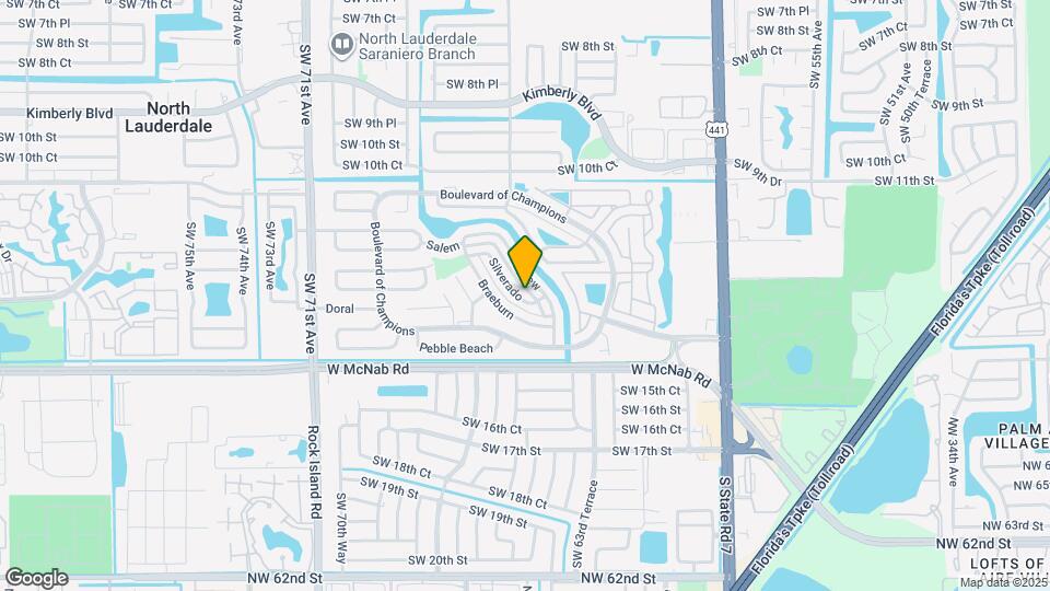 1353 Silverado Map and Location Details