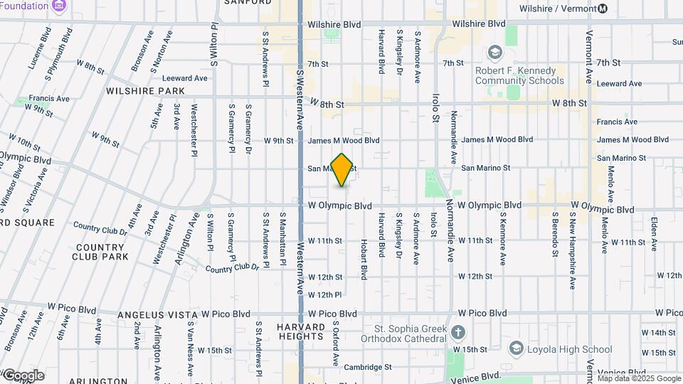 979 Serrano Ave Map and Location Details