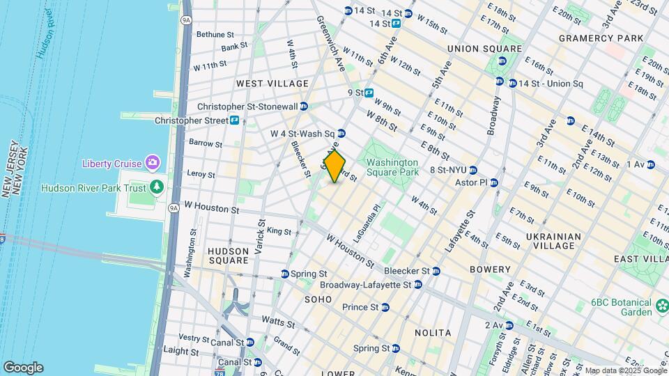 105 Macdougal St Mapa y Detalles de la Ubicación