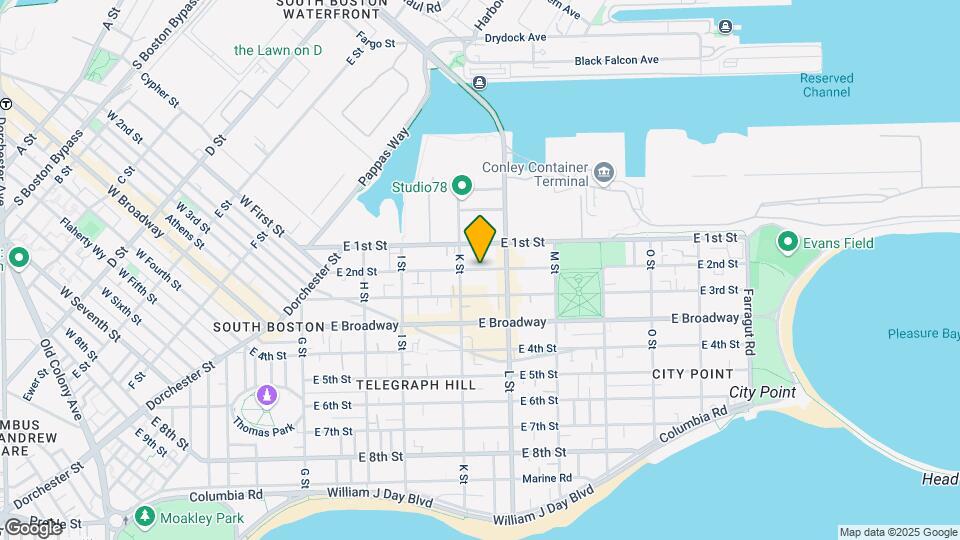 655 E 2nd St Map and Location Details