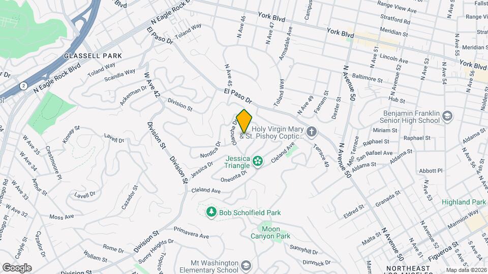 4629 Palmero Dr Map and Location Details