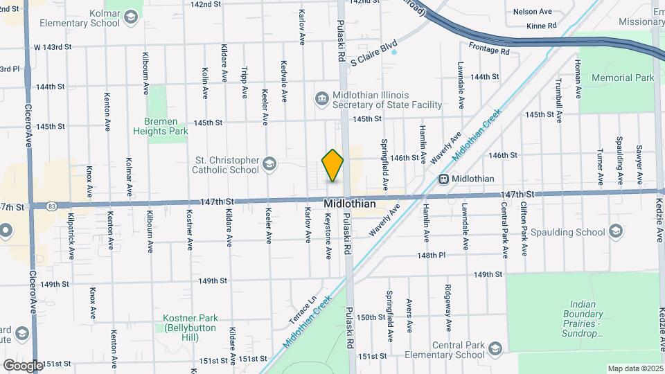 14643 Keystone Ave Map and Location Details