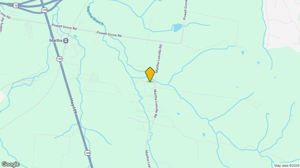 344 Martha-Leeville Rd Map and Location Details