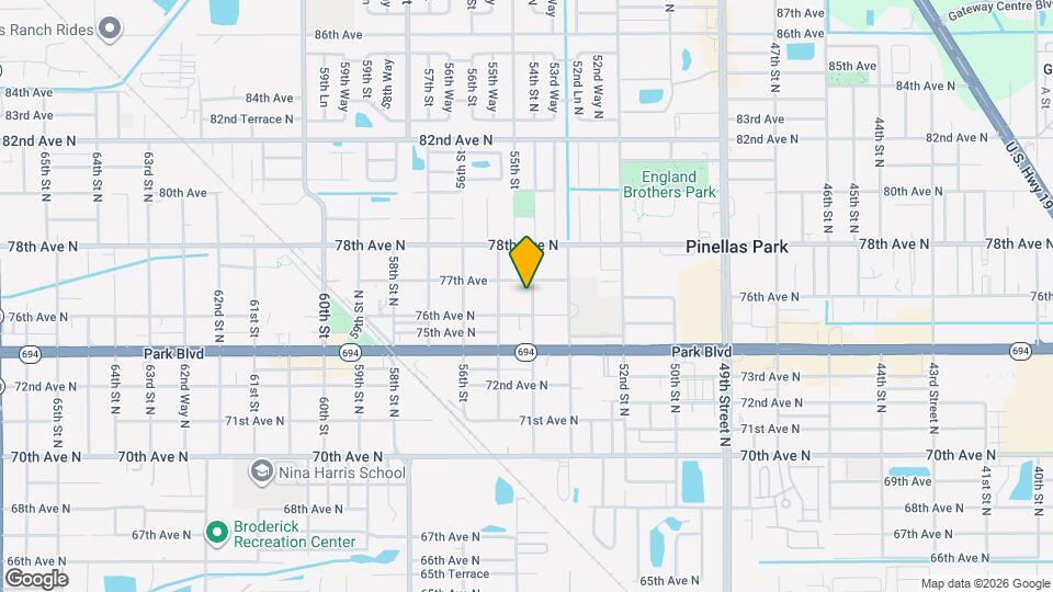 7660 54th St N Map and Location Details