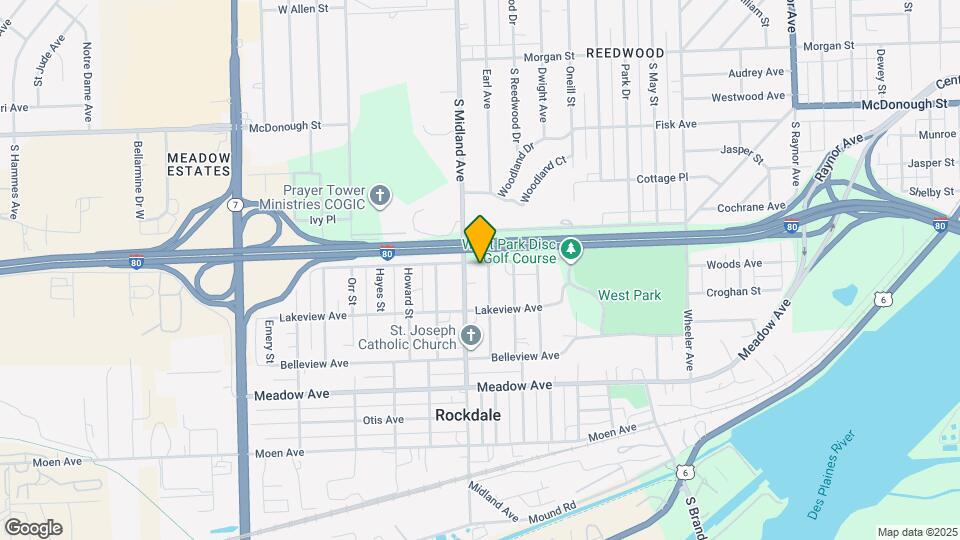 1314 Kinsey Ave Mapa y Detalles de la Ubicación