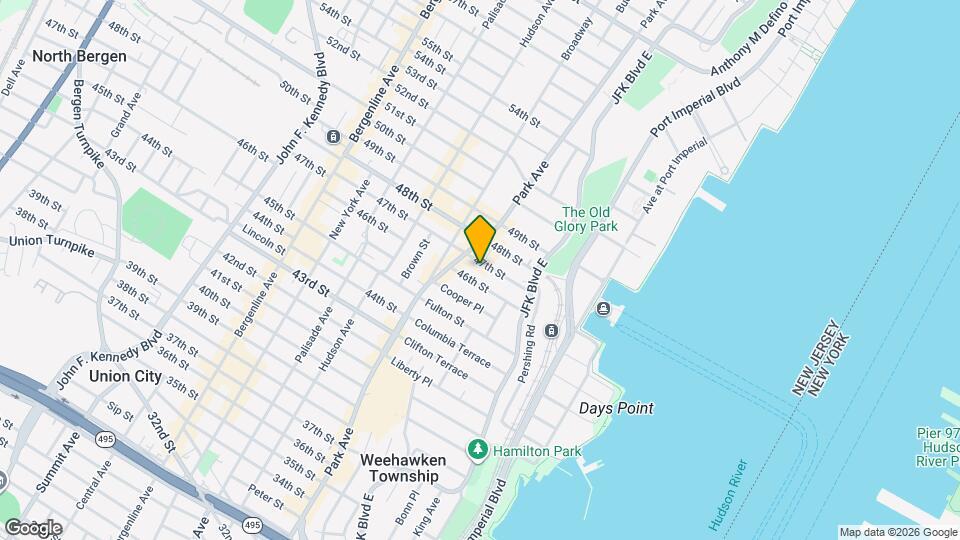 47 47th St, Unit Apt 6 Map and Location Details